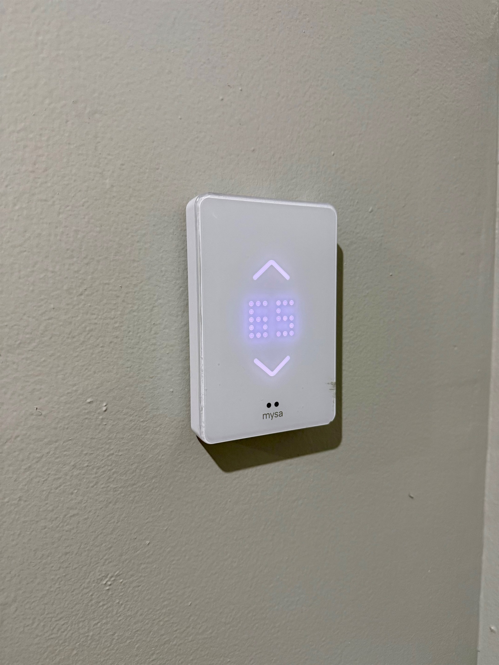 Extra electric heater in downstairs bathroom